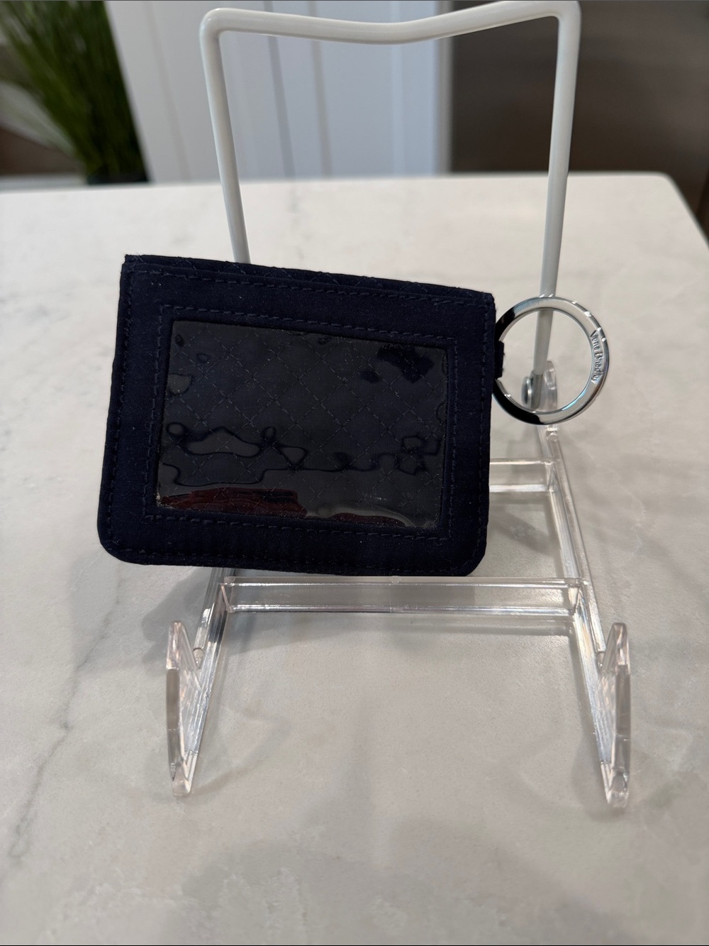 $6/30 Vera Bradley Navy Card Holder Keyring